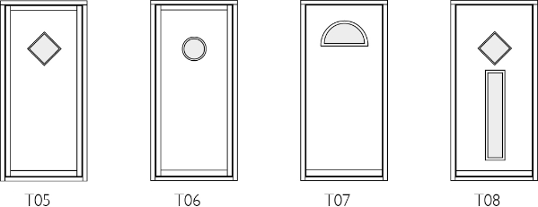 Dänische Haustüren Gestaltungsmöglichkeiten mit Sandwichplatten