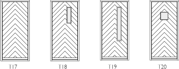 Dänische Haustüren Gestaltungsmöglichkeiten mit Sandwichplatten