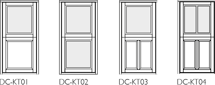 Dänische Türen Klöntüren Rahmen und Füllungen Gestaltungsmöglichkeiten