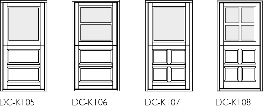 Dänische Türen Klöntüren Rahmen und Füllungen Gestaltungsmöglichkeiten